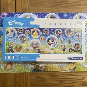 Disney Clementoni Classic Panorama 1000 Piece Jigsaw complete used - Picture 1 of 2