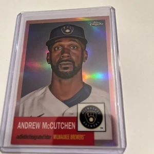 Andrew McCutchen #419-2022 Topps Chrome Platinum - ROSE GOLD REFRACTOR 74/75 - Bild 1 von 4