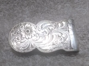 Montana Silberschmiede Blume filigran Silber Geldklammer tolle Vintage Form!! - Bild 1 von 13