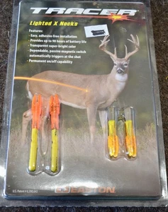 NIB. TRACER LIGHTED X NOCKS.  2 PACK. - Picture 1 of 1
