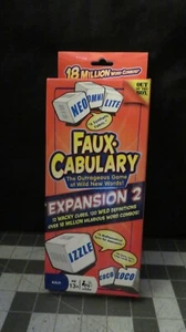 Faux-Cabulary Board Game Expansion Pack 2 Out of Box 2011 New & Sealed - Picture 1 of 2
