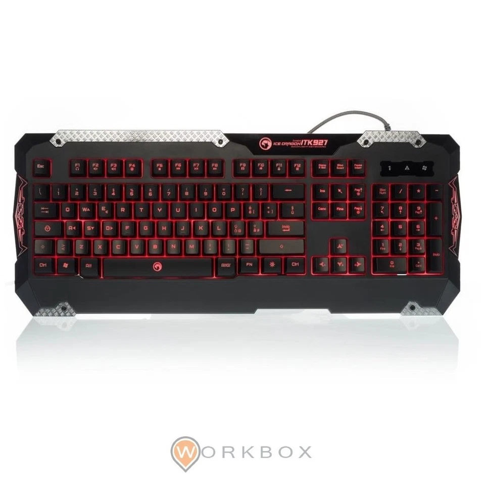 iTek Tastiera Gaming SCORPION ICE DRAGON Retroilluminata, multicolor,  ITK927 - Immagine 1 di 1