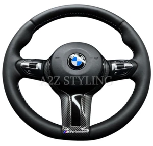 Bmw M Sport F30 F32 F34 F36 F22 F20 Cuir Nappa Sur Messure Volant 1 2 3 4 Series - Picture 1 of 10