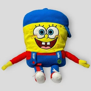 SpongeBob Sensory Learning Plush Toy Snap Button Tie Zip Stuffed Soft 19” - Picture 1 of 10