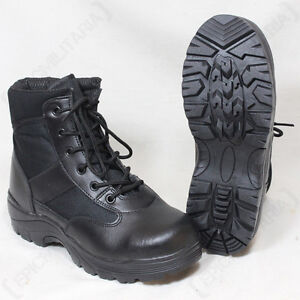Black Security Half Boots - Winter Thinsulate Lined Army Military Combat Boots