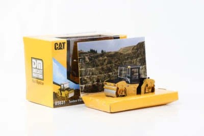 1:64 Cat CB-13 Tandem Vibratory Scooter Diecast 75mm DM - Photo 1/3