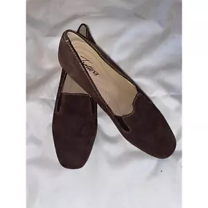 Trotters Lamar Suede Slip-On Loafer - Size 9M - Wedge Heel - Picture 1 of 11