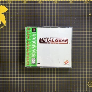 Metal Gear Solid PlayStation PS1 Versión Completa EE. UU. con Manual CIB - Imagen 1 de 5