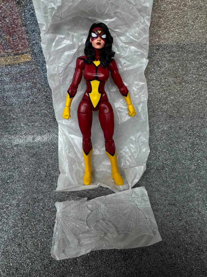 marvel legends mujer araña con correas en el brazo de pack de 2 Foto 1 de 1