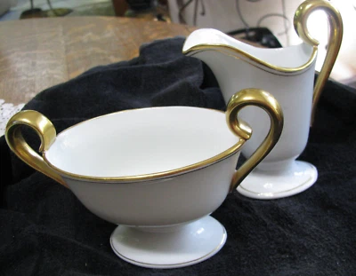 Impresionante conjunto de crema y azúcar - Royal Jnnsbruck J.H.R. Viena MZ Austria-18K*EN VENTA Foto 1 de 4