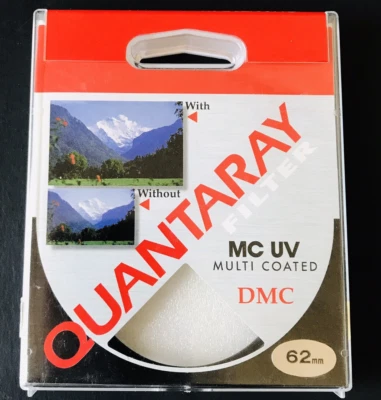 62mm Quantaray Multi Coated MC UV Protection Glass Lens Filter Safety Japan - Image 1 of 3