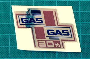 Calcomanía cromada GasGas TXT o GasGas EC 30 aniversario, materiales de calidad MX - Imagen 1 de 2