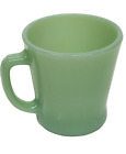 Vintage Fire King Jadeite Green D Handle Coffee Mug Cup Oven Ware Glass USA
