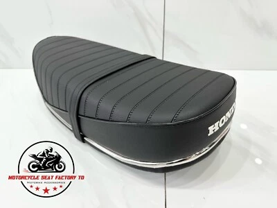 Honda Trail 70 1974-1976 ST50 Chrome Trim Style Seat Saddle ST70 CT70 DAX New. - Imagen 1 de 4
