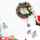 2 Pcs Diy Wreath Accessory White Frames Wedding Christmas Tree Branch