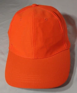 PARAMOUNT OUTDOORS Neon Orange Hat Lightweight Adjustable Cap Hunters Safety - Picture 1 of 5