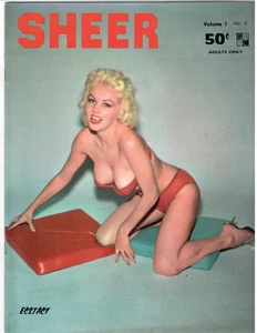Vintage SHEER Magazine #5 Sue Maupin, Mischell Roberts, Connie Vaughn +, 1959 - Picture 1 of 3