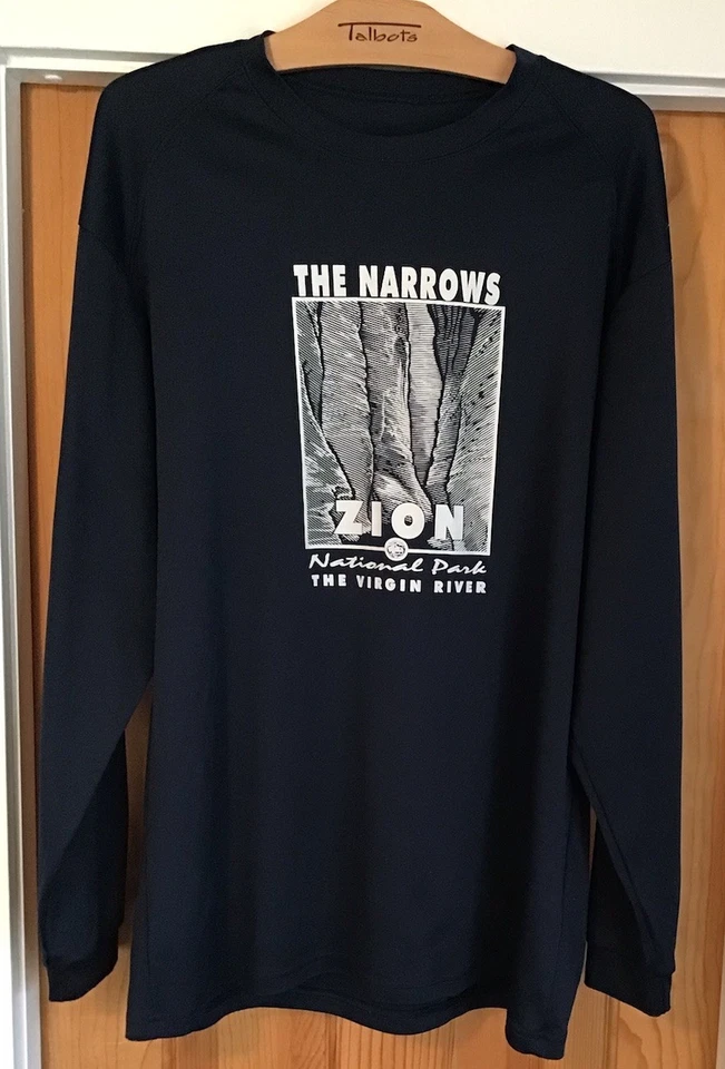 Camiseta de rendimiento manga larga Zion National Park The Narrows talla grande Foto 1 de 1