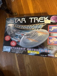 STAR TREK TRANSWARPING STARSHIP ENTERPRISE “All Good Things” Playmates 16077 - Imagen 1 de 2
