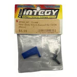 TEAM INTEGY Blue Rear Body Mount Support for T3106 (Revo) INT T3140B RC Part NEW - Picture 1 of 1