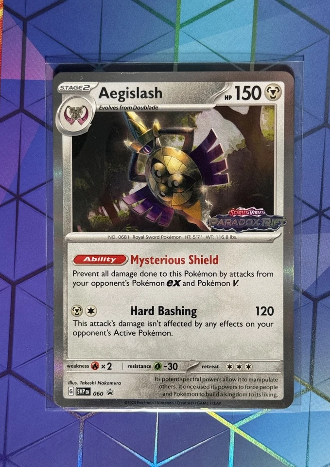Pokemon TCG SVP EN Promo Aegislash - 060 (Prerelease) NM - Image 1 of 1