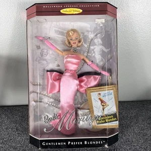 Vintage 1997 Barbie As Marilyn Monroe Gentlemen Prefer Blondes Mattel #17451 - Picture 1 of 11