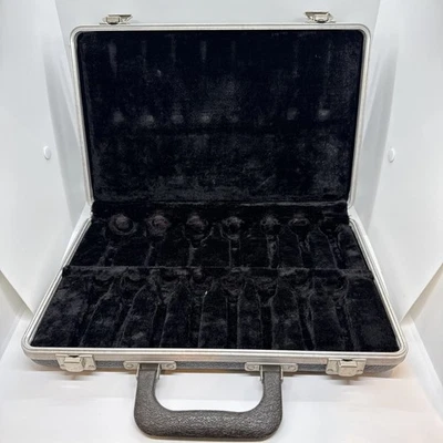 复古黄铜吹嘴经销商展示盒 - Giardinelli — 第 1/4 张图片