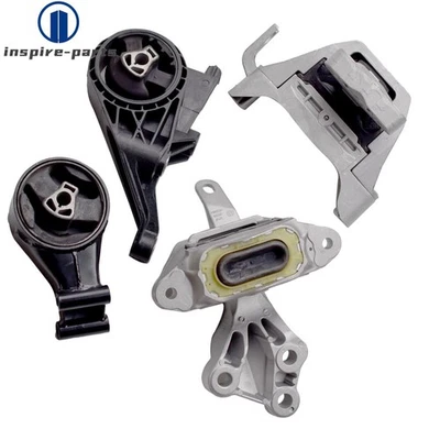 Engine & Trans Mount Set 4PCS For Chevrolet Cruze 2011-2016 1.4L Automatic Trans — 第 1/4 张图片