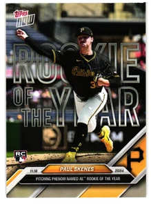 2024 Topps Now - Off-Season Award Winners Paul Skenes #OS-2 (RC) - Picture 1 of 2