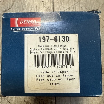 Sensor de flujo de aire de masa Denso 197-6130 para Subaru Crosstrek Forester Legacy Foto 1 de 4