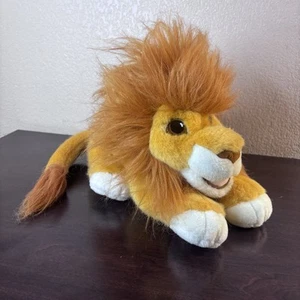 The Lion King Roaring Adult Simba Plush Disney Mattel 1993 Tested Works Vintage - Picture 1 of 12