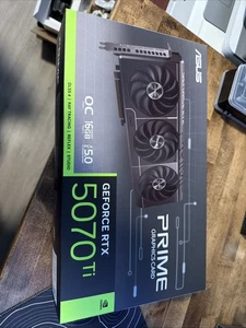 ASUS PRIME-RTX5070TI-O16G GeForce RTX 5070 Ti PRIME OC Graphics Card 16GB GDDR7 - Picture 1 of 6