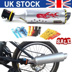 Bike Engine Bicycle Turbo Spoke Pipe Exhaust System Motorcycle Sounds CQ - Picture 1 of 12