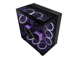 NZXT H9 Elite Black, schwarz Seitenteil mit Fenster (gehärtetes Glas) - Bild 1 von 1