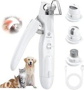 Electric Dog Nail Grinder Pet Trimmer USB Charge Clipper Professional Wholesale - Picture 1 of 7