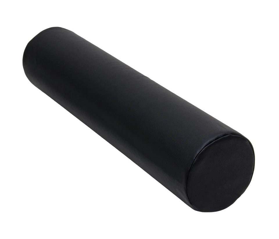 SANI-ALT Knierolle, Lagerungsrolle, Massagerolle, mit Kunstlederbezug, schwarz ,65x15cm