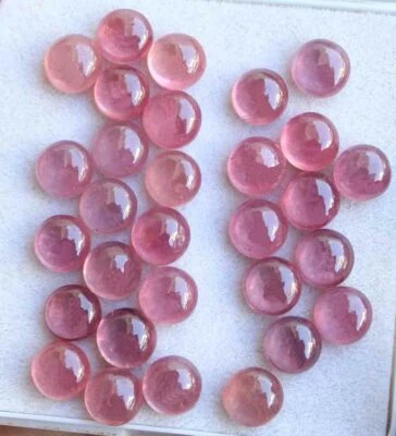 39.70 cts 6 MM NATURAL CABOCHON RED RUBY ROUND - Image 1 of 3