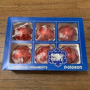 De Colección Brite Brillantes Ángeles con Velas Rojo Árbol de Navidad Adornos Blanco Mica Plantilla Caja - Imagen 1 de 13