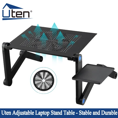 Laptop Stand Ergonomic Portable Laptop Stand Height Adjustable with Cooling Fan - Image 1 of 4