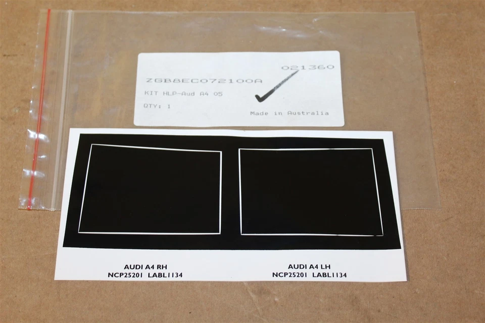 Bloqueadores de haz de faros* para Audi A4 B7 2005 - 08 ZGB8EC072100A Foto 1 de 1