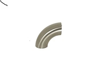 Codo de soldadura 6" 45°, acero inoxidable 304, sanitario, tubería, montaje, pulido - Imagen 1 de 1