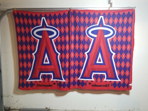 2 Los Angeles Angels Blankets SGA Trout Pujols Rendon Carew Jackson Simmons Cover
