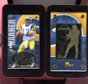 2000 Authentic Images Kurt Warner 24K Gold Rams Card 20/500 - Picture 1 of 1