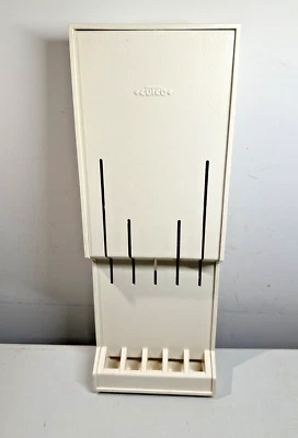 Soporte para horquilla de cuchillo CUTCO 5 ranuras #1742 bandeja de plástico cajón montaje en pared EE. UU. Foto 1 de 3