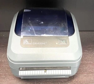 Zebra GK420d Thermo Etikettendrucker LAN Ethernet Netzwerk USB USPS eBay Amazon - Bild 1 von 10