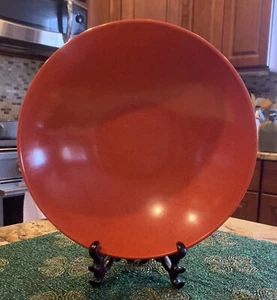 Kenro Orange Speckle Vintage Melmac 9” Serving Bowl Circa 1950 Retro - Picture 1 of 5