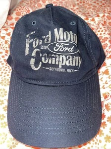 Ford Logo Baseball Unisex  Adjustable Blue Hat (licenced Ford) H3 Headwear Mm54m - Picture 1 of 7