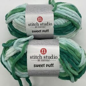 N Stitch Studio By Nicole Sweet Puff "Jade" 2 Skeins #1309