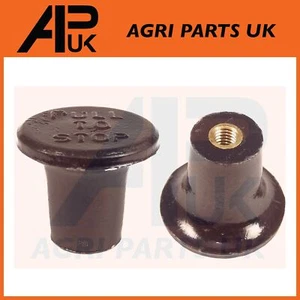 Black Stop Cable Knob Nob for Massey Ferguson 35 65 FE35 TEF 20 165 240 Tractor - Picture 1 of 3