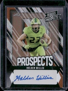 Holden Willis 2024 Leaf Heroes & Prospects Bronze Auto Autograph Rc /99 - Picture 1 of 3